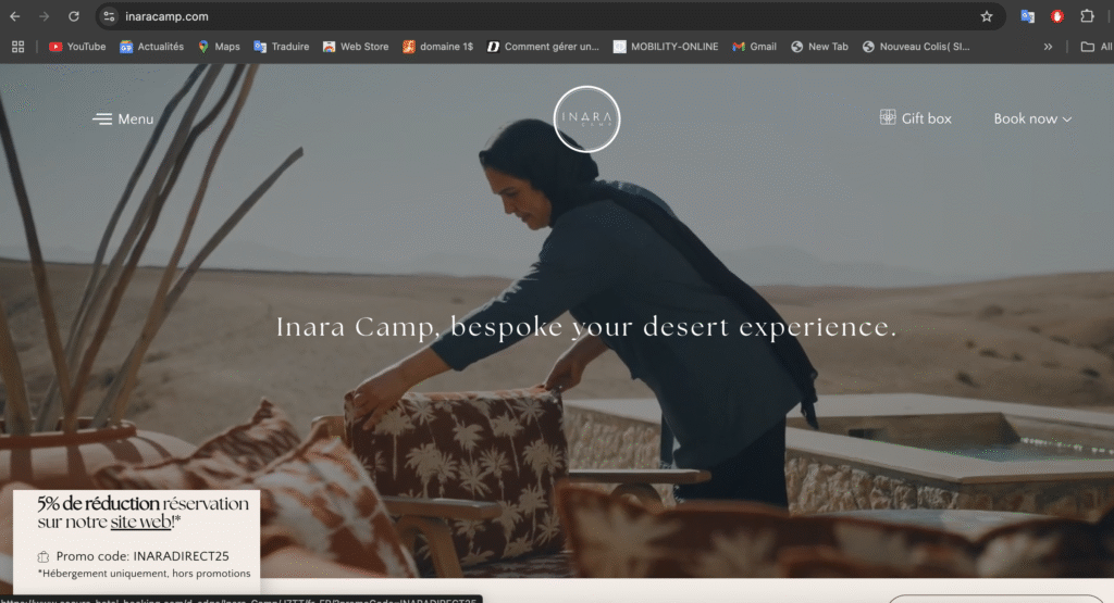 tourism website camping seo refernecement